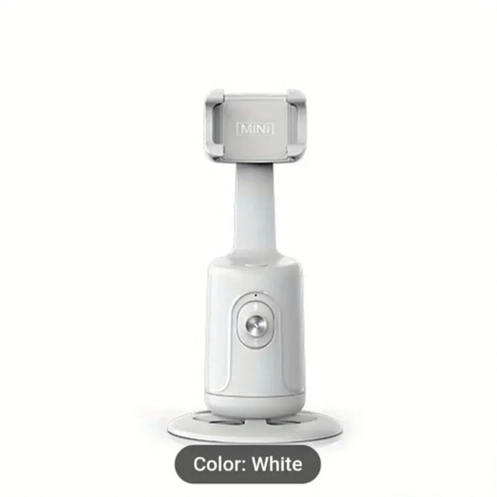 Automatic Face Tracking Holder, Mobile Live Show Selfie Holder -Black Pink White